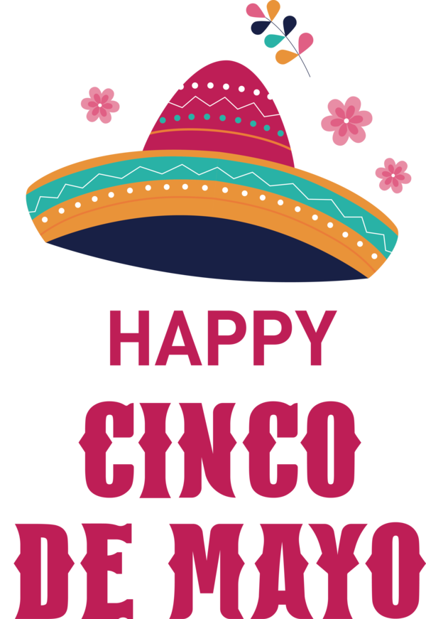 Transparent Cinco de mayo Design Taco Hat for Fifth of May for Cinco De Mayo