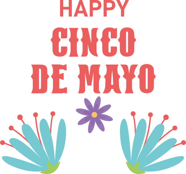 Transparent Cinco de mayo Floral design Cut flowers Leaf for Fifth of May for Cinco De Mayo