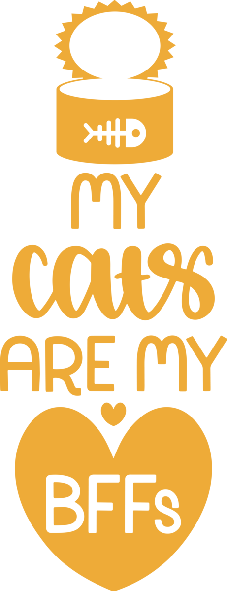 Transparent International Cat Day Logo Yellow Line for Cat Quotes for International Cat Day