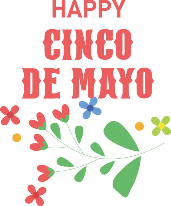 Transparent Cinco de mayo Floral design Leaf Meter for Fifth of May for Cinco De Mayo