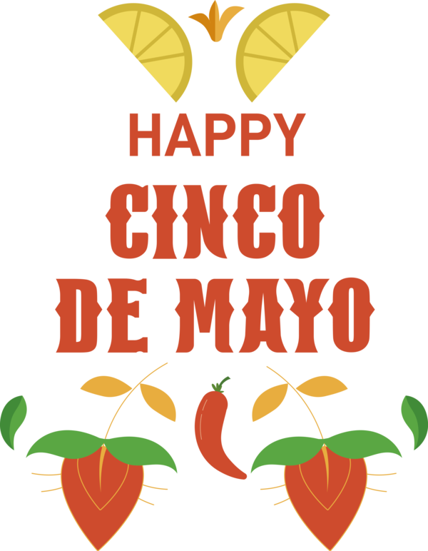 Transparent Cinco de mayo Leaf Logo Meter for Fifth of May for Cinco De Mayo
