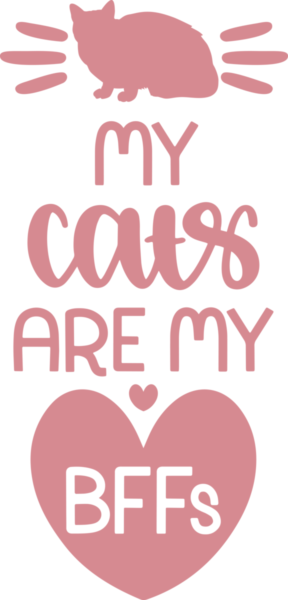 Transparent International Cat Day Design Logo Valentine's Day for Cat Quotes for International Cat Day