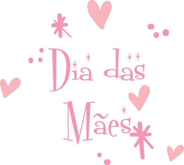 Transparent Mother's Day Greeting Card Valentine's Day Design for Dia das Maes for Mothers Day