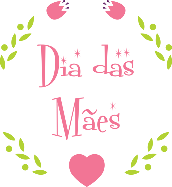 Transparent Mother's Day Floral design Design Leaf for Dia das Maes for Mothers Day