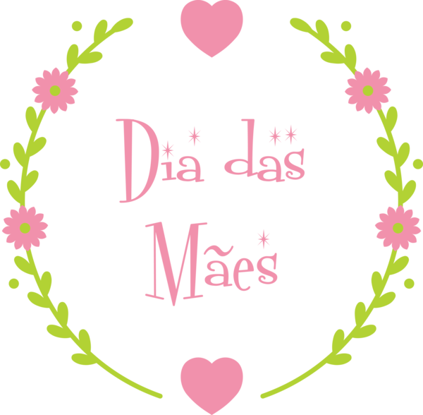 Transparent Mother's Day Icon Abstract art Cartoon for Dia das Maes for Mothers Day