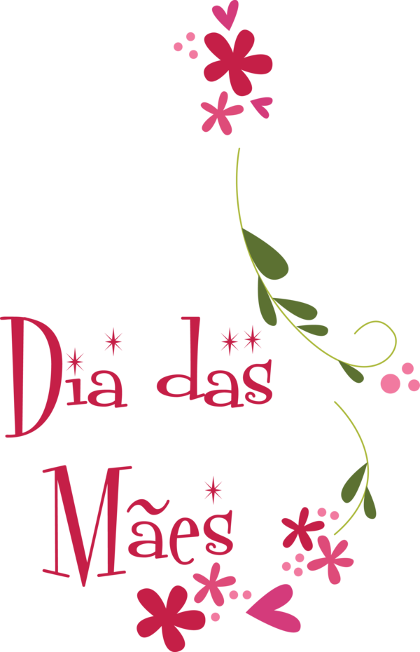 Transparent Mother's Day Floral design Leaf Plant stem for Dia das Maes for Mothers Day