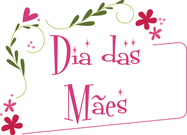 Transparent Mother's Day Design Pixel Drawing for Dia das Maes for Mothers Day
