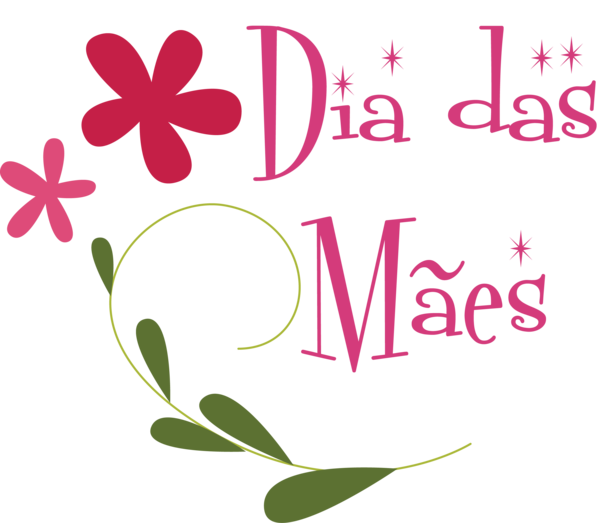 Transparent Mother's Day Floral design Leaf Plant stem for Dia das Maes for Mothers Day