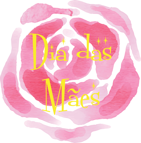 Transparent Mother's Day Flower Rose family Logo for Dia das Maes for Mothers Day