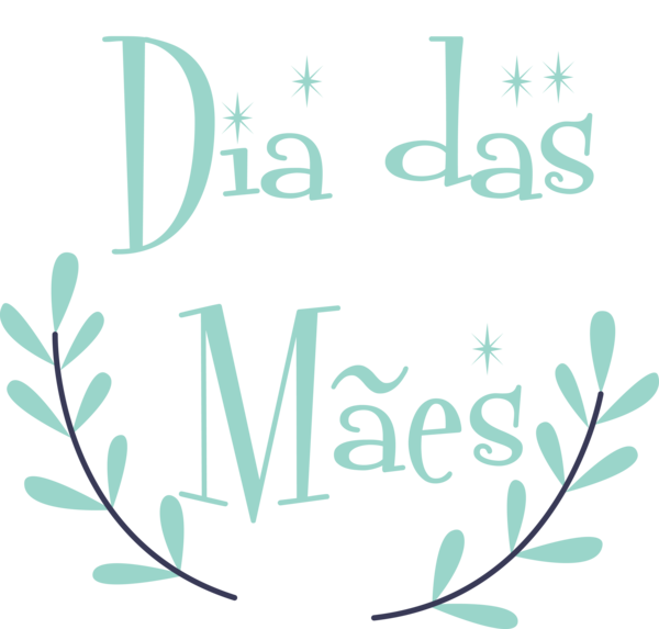 Transparent Mother's Day Design Floral design Name for Dia das Maes for Mothers Day