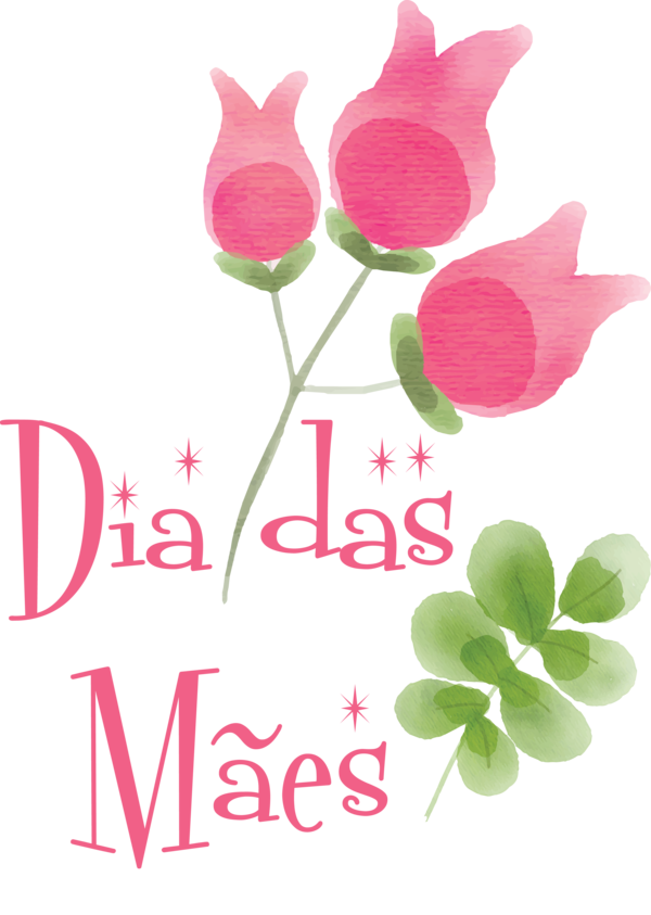 Transparent Mother's Day Mother's Day Floral design Plant stem for Dia das Maes for Mothers Day
