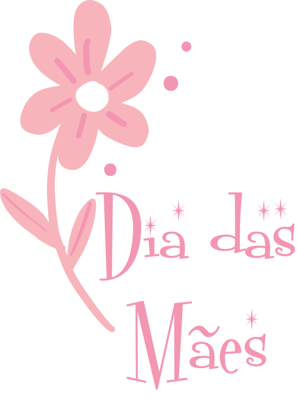 Transparent Mother's Day Floral design Onda de mar Flower for Dia das Maes for Mothers Day