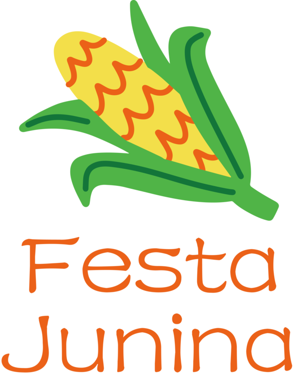 Transparent Festa Junina Leaf Logo Meter for Brazilian Festa Junina for Festa Junina