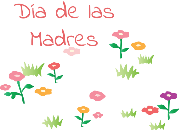 Transparent Mother's Day Floral design Leaf Flower for Día de las Madres for Mothers Day