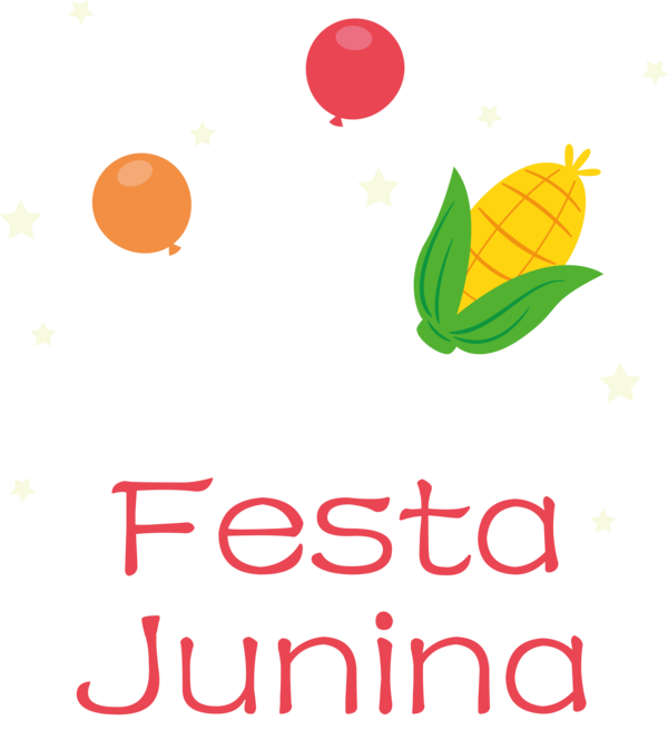 Transparent Festa Junina Logo Leaf Petal for Brazilian Festa Junina for Festa Junina
