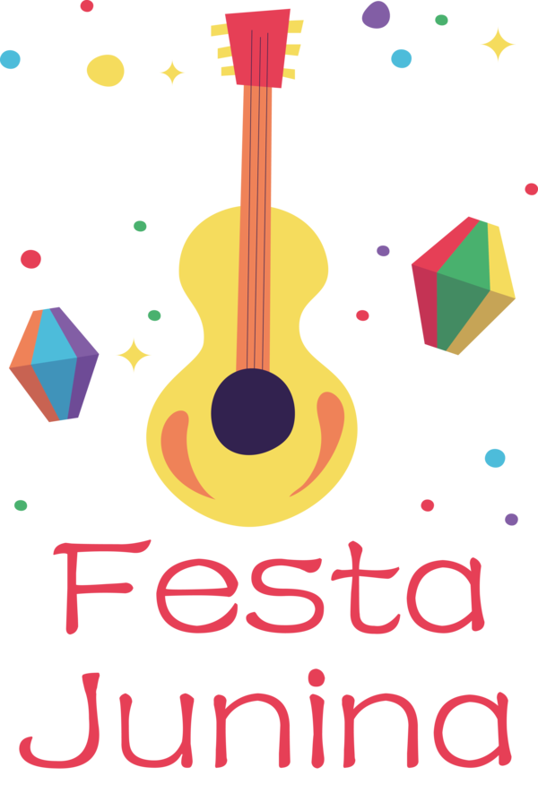 Transparent Festa Junina Line Meter Design for Brazilian Festa Junina for Festa Junina