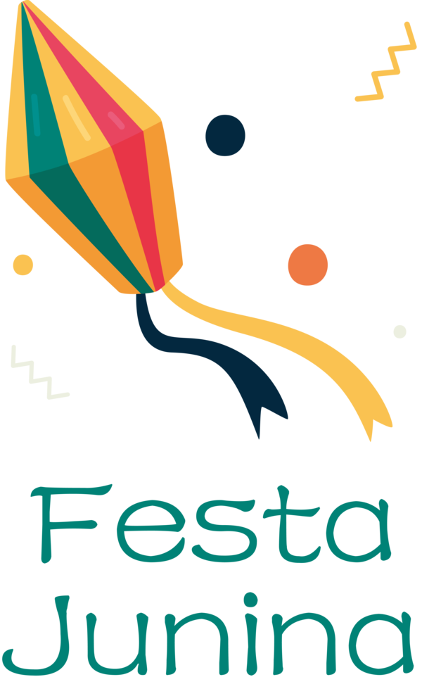 Transparent Festa Junina Line Meter Design for Brazilian Festa Junina for Festa Junina