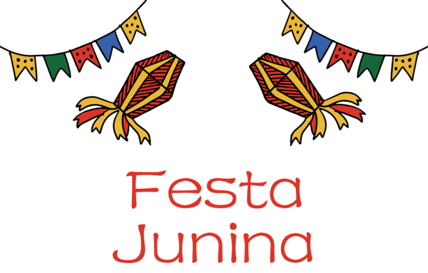 Transparent Festa Junina Logo Drawing Pixel art for Brazilian Festa Junina for Festa Junina