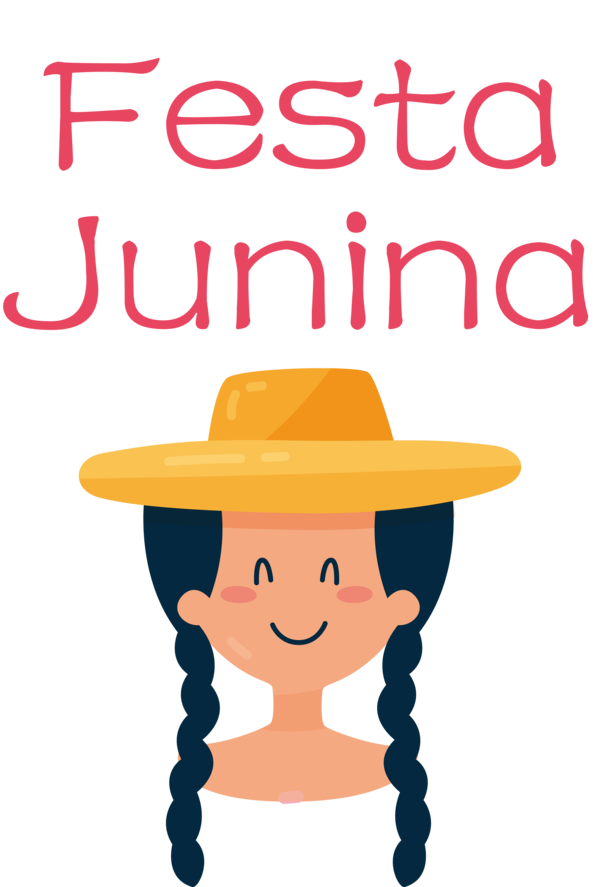 Transparent Festa Junina Hat Cartoon Meter for Brazilian Festa Junina for Festa Junina