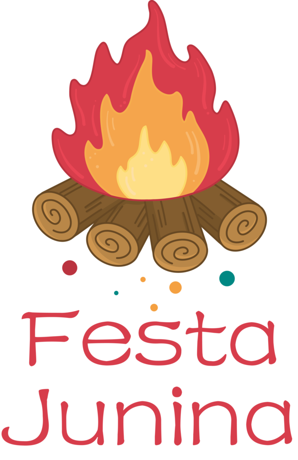 Transparent Festa Junina Logo Flower Petal for Brazilian Festa Junina for Festa Junina