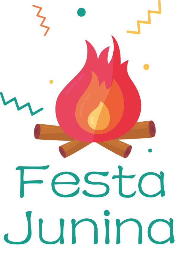 Transparent Festa Junina Logo Flower Petal for Brazilian Festa Junina for Festa Junina