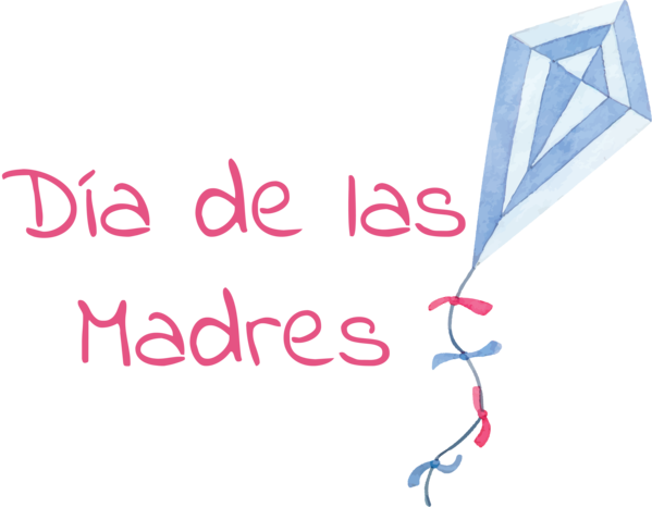 Transparent Mother's Day Logo Design Font for Día de las Madres for Mothers Day