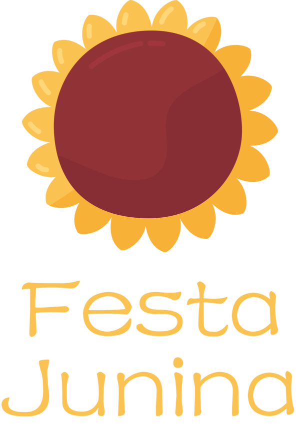 Transparent Festa Junina Logo Yellow Meter for Brazilian Festa Junina for Festa Junina