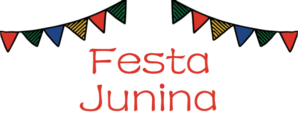 Transparent Festa Junina Logo Design Banner for Brazilian Festa Junina for Festa Junina
