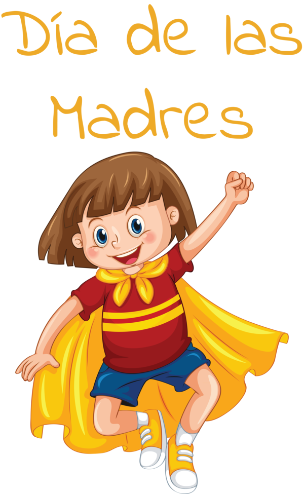 Transparent Mother's Day Superhero Royalty-free Design for Día de las Madres for Mothers Day