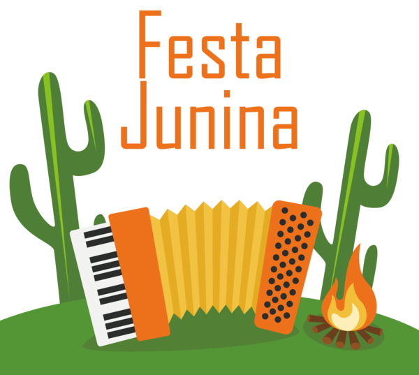 Transparent Festa Junina Logo Text Design for Brazilian Festa Junina for Festa Junina