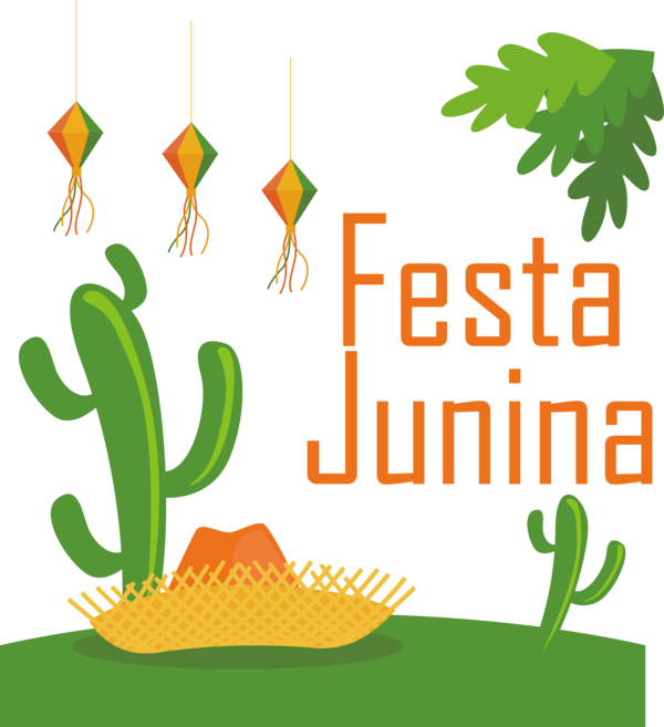 Transparent Festa Junina Logo Text Design for Brazilian Festa Junina for Festa Junina