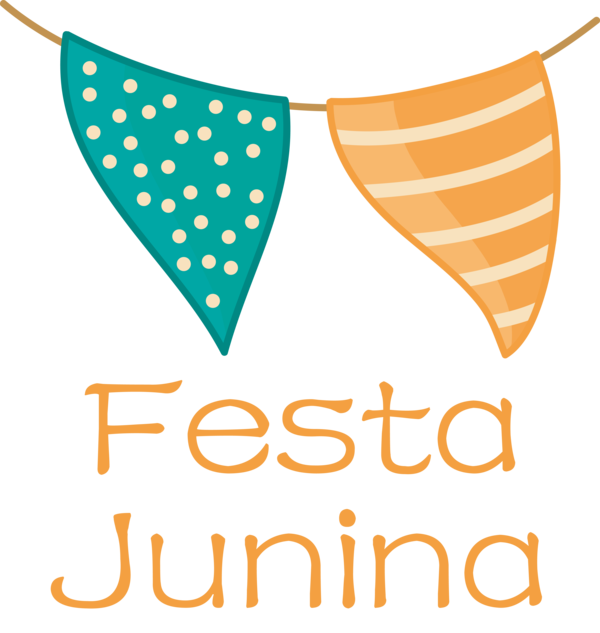 Transparent Festa Junina Design Line Meter for Brazilian Festa Junina for Festa Junina