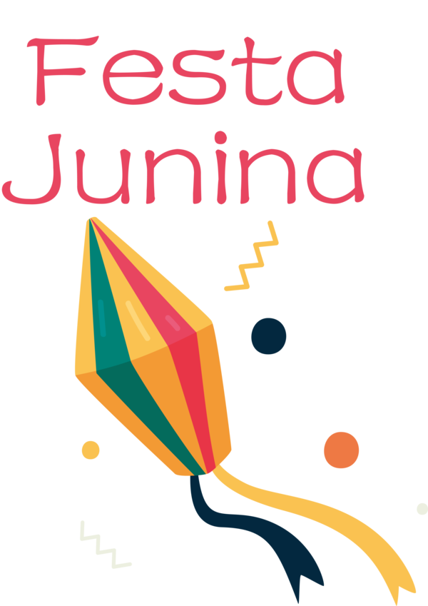 Transparent Festa Junina Line Meter Design for Brazilian Festa Junina for Festa Junina