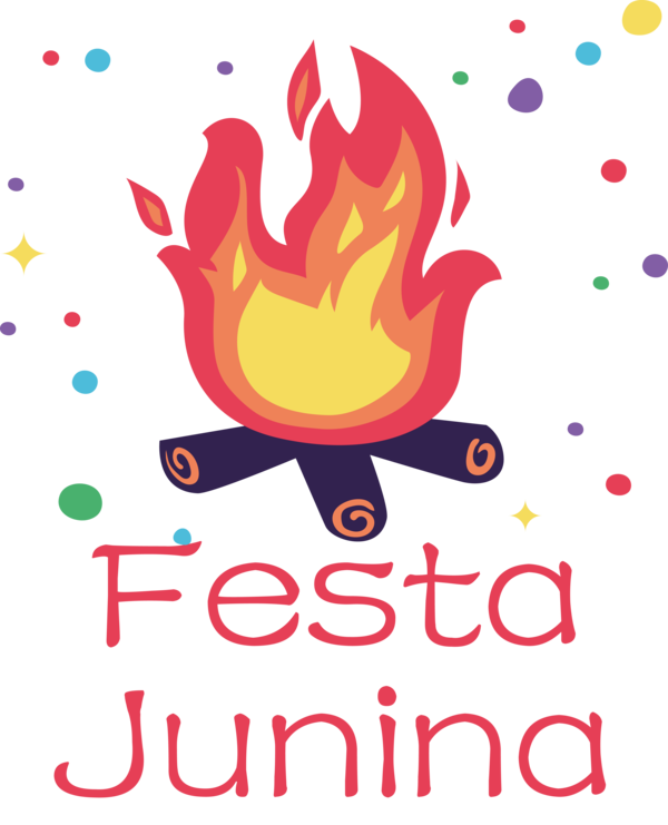Transparent Festa Junina Logo Line Meter for Brazilian Festa Junina for Festa Junina