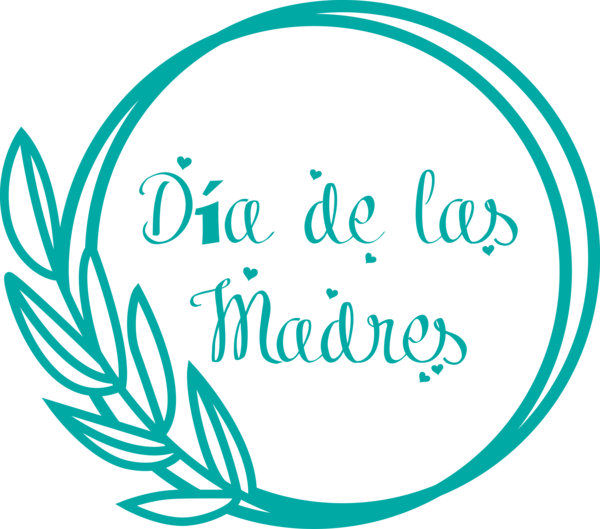 Transparent Mother's Day Line art Logo Black and white for Día de las Madres for Mothers Day