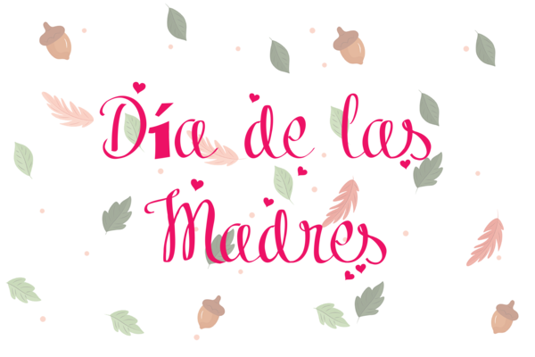 Transparent Mother's Day Design Floral design Logo for Día de las Madres for Mothers Day