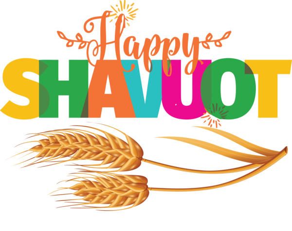 Transparent Shavuot Logo Staple food Commodity for Happy Shavuot for Shavuot