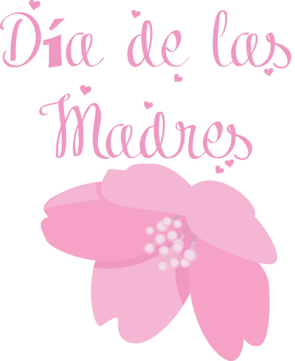 Transparent Mother's Day Floral design Petal Meter for Día de las Madres for Mothers Day