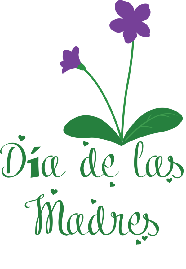Transparent Mother's Day Cut flowers Leaf Plant stem for Día de las Madres for Mothers Day