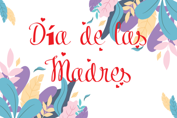 Transparent Mother's Day Cartoon Design Pink(M) for Día de las Madres for Mothers Day
