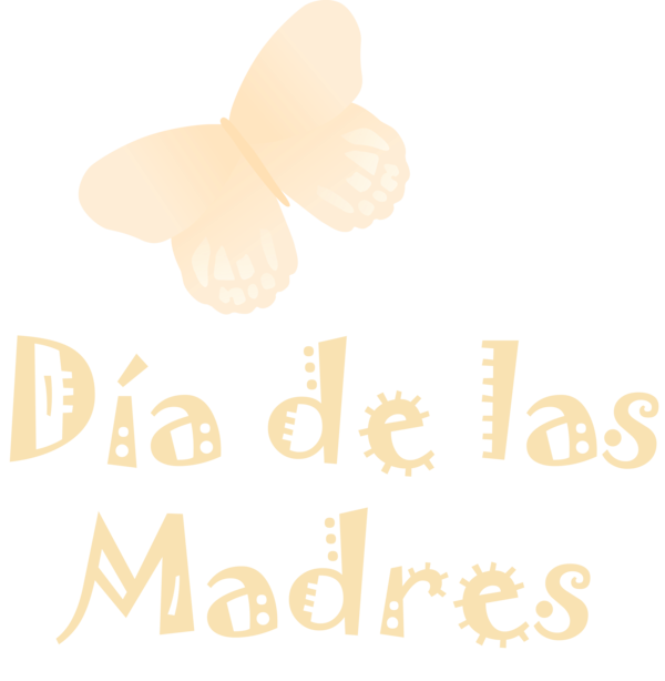 Transparent Mother's Day Logo Jokerman Font for Día de las Madres for Mothers Day