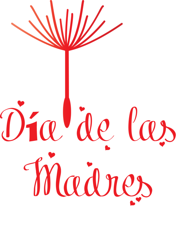 Transparent Mother's Day Flower Logo Petal for Día de las Madres for Mothers Day