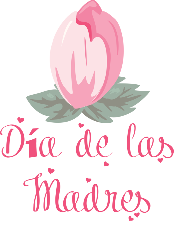 Transparent Mother's Day Cut flowers Floral design Logo for Día de las Madres for Mothers Day