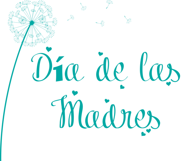 Transparent Mother's Day Logo Line Meter for Día de las Madres for Mothers Day