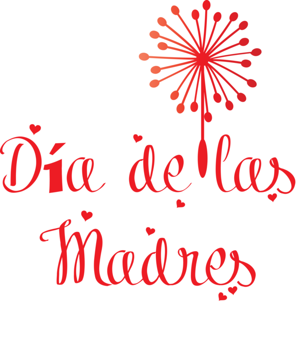 Transparent Mother's Day Flower Logo Petal for Día de las Madres for Mothers Day