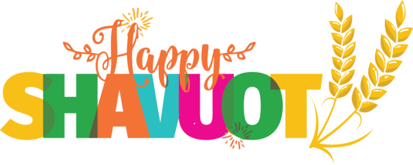 Transparent Shavuot Logo Commodity Yellow for Happy Shavuot for Shavuot