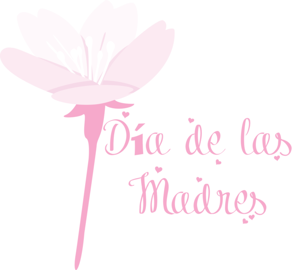 Transparent Mother's Day Floral design Petal Greeting Card for Día de las Madres for Mothers Day