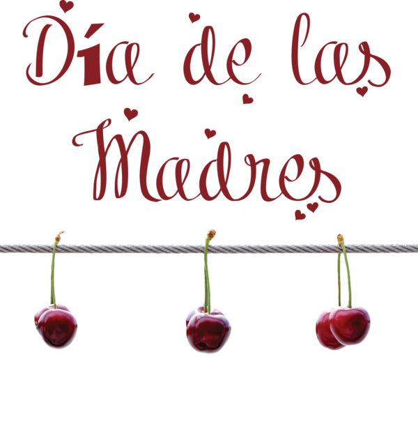 Transparent Mother's Day Meter Font Line for Día de las Madres for Mothers Day