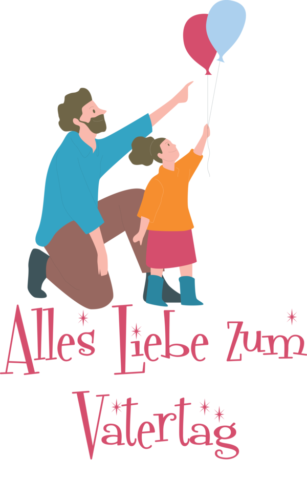 Transparent Father's Day Logo Text Public Relations for Alles Liebe zum Vatertag for Fathers Day