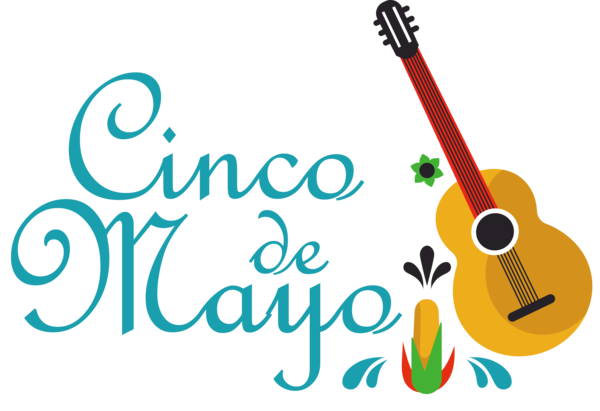 Transparent Cinco de mayo String Instrument Logo String for Fifth of May for Cinco De Mayo